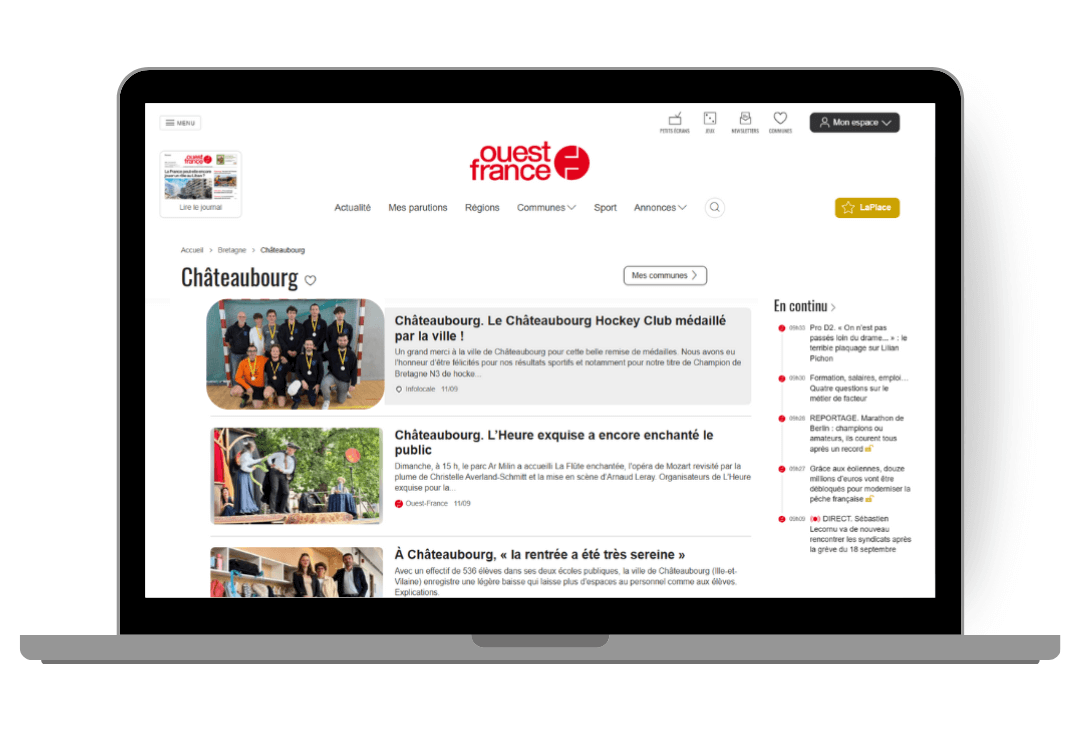 Publications Infolocale Ouest France